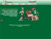 Tablet Screenshot of faunavet.com